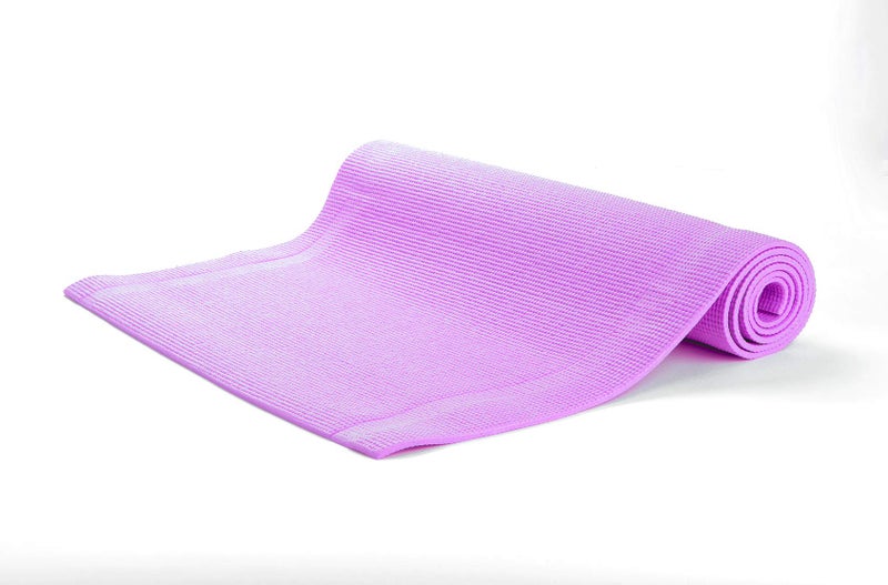 Mind Reader YOGAPVC-PUR All Purpose Extra Thick Yoga Fitness & Exercise Mats with Carrying Strap, High Density Anti-Tear - Image 4